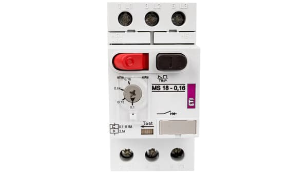 Motorafbryder 3P 0.03kW 0.1-0,16A MS18 004600340
