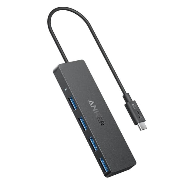 Hub Anker USB-C 4 i 1 5Gbps svart