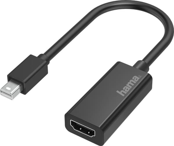 AV-sovitin Hama DisplayPort Mini - HDMI musta (002003320000)