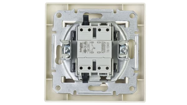 Schneider Electric Tryckknappsklocka ASFORA gräddvit - EPH0800123