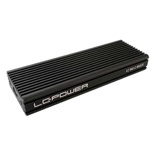 LC-Power-tallennuskotelo LC-M2-C-MULTI - NVMe/SATA SSD - USB 3.2