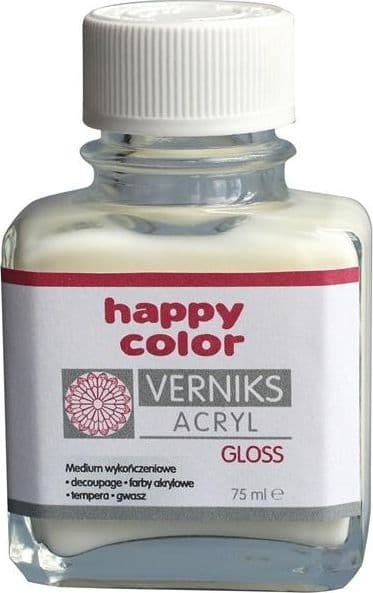 Akryllak 75ml transparent HAPPY COLOR