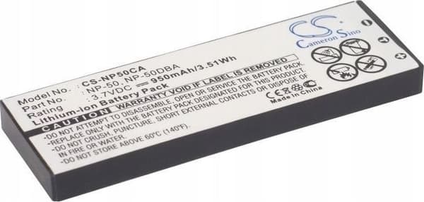 Cameron Sino Genopladeligt Batteri Type Np-50/NP-50dBA Til Casio/CS-NP50Ca