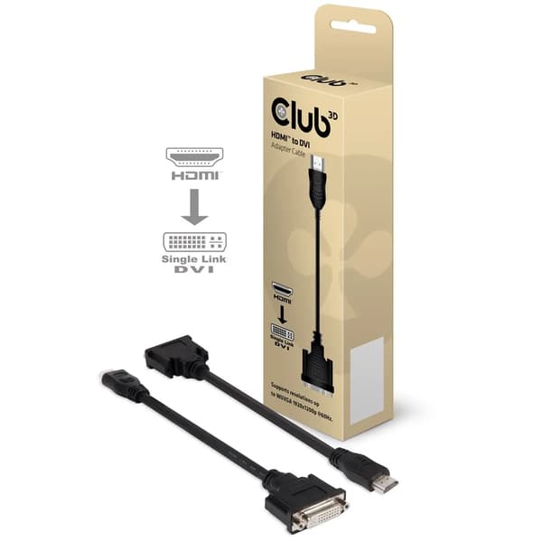 CLUB3D HDMI till DVI Single Link Passiv Adapter