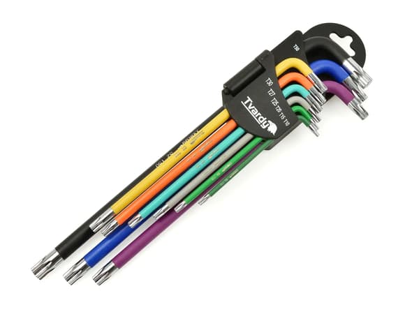 Torx-avaimet pitkät väri T10-T50 9kpl. S2 (24)