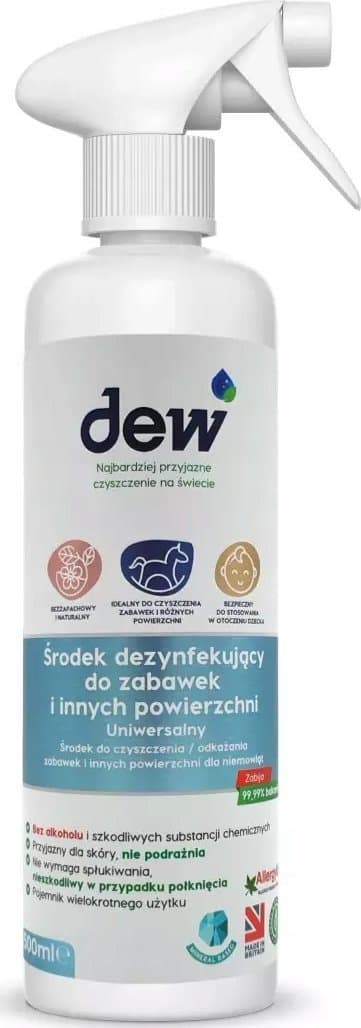 DEWCC900359-DESINFICERINGSMIDDEL TIL LEGETØJ OG ANDRE OVERFLADER 500ML