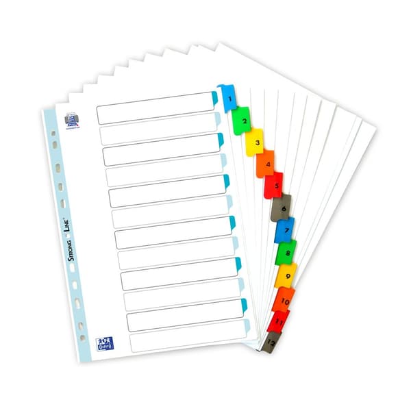 Bantex Numerisk Boks A4 1-12 (IKR-052363)