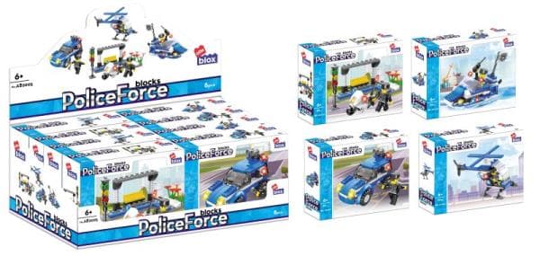 Byggklossar Polismix ALLEBLOX