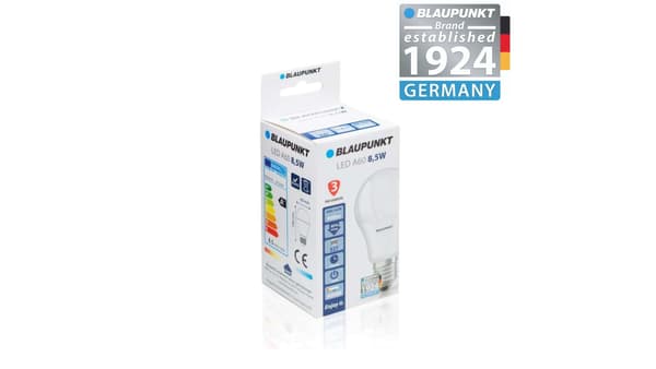 Blaupunkt LED-lamppu E27 8,5W luonnonvalkoinen, BLAUPUNKT-E27-9W-NW