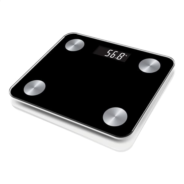 PLATINET BADRUMSVÅG KROPPSVÅG SMART BLUETOOTH MED APP SVART [44838]