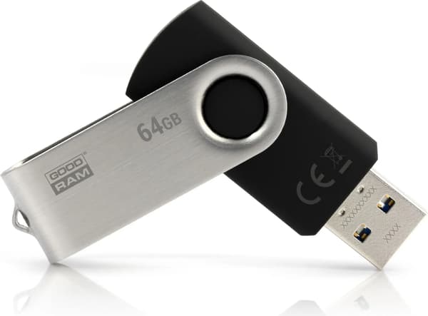 GOODRAM UTS3 USB 3.0 64GB Sort