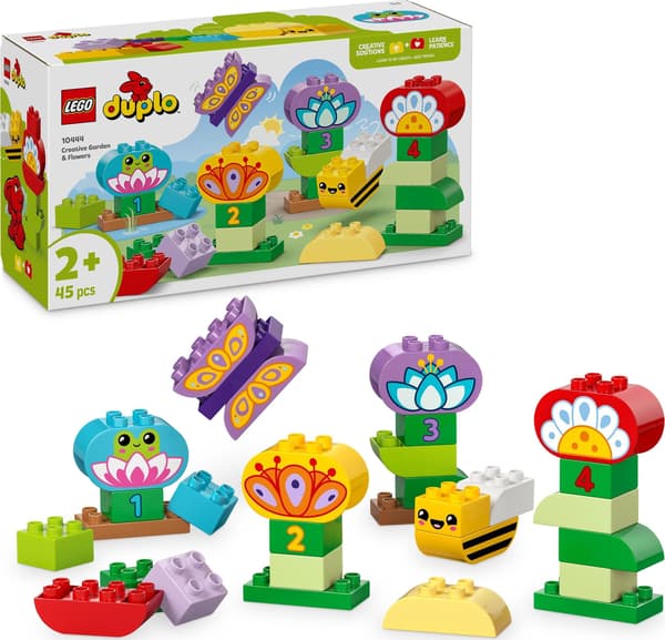 LEGO® Luova puutarha ja kukat 10444, 45 osaa
