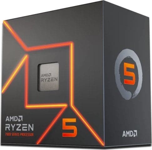 AMD Ryzen 5 7600-processor, 3,8 GHz, 32 MB, BOX (100-100001015BOX)