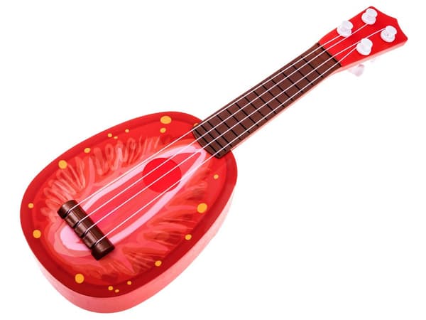 Fruktgitarr för barn 37 cm IN0033 – Ukulele Jordgubbe