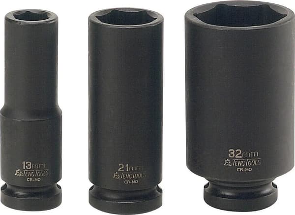 Teng Tools Maskinhætte Lang 1/2\" 14 mm DIN Teng Tools