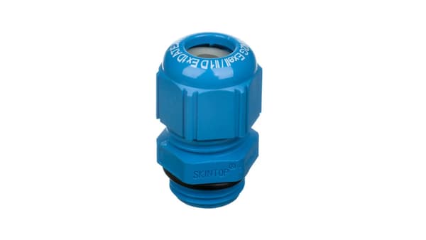 Polyamid kabelförskruvning M16 IP68 SKINTOP KR-M 16 ATEX plus blå 54115415