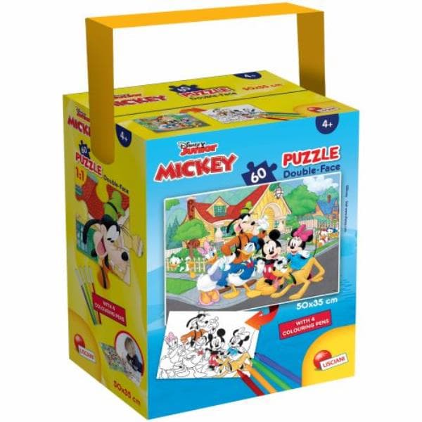 Lisciani Puslespil i rør Mini 60 Mickey Mouse