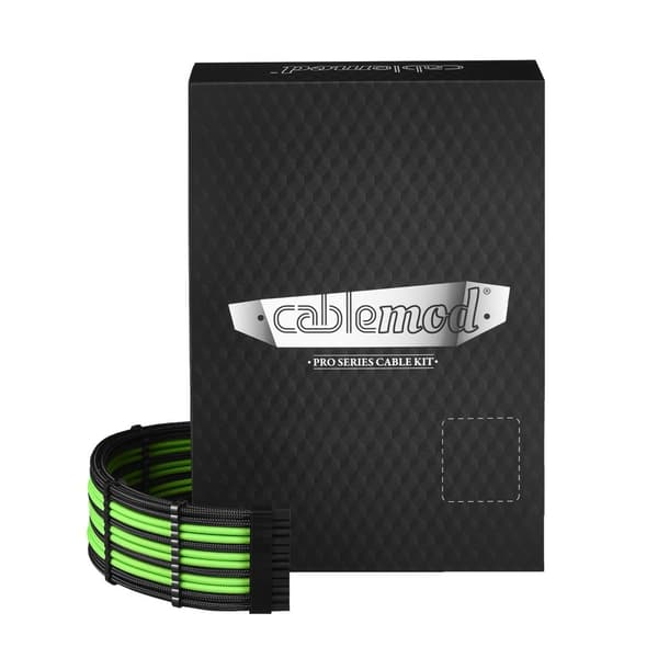 CableMod C-Series PRO ModMesh Kabelsæt FazR RMI/RMX/RM (Sort Label) - Sort/Lysegrå