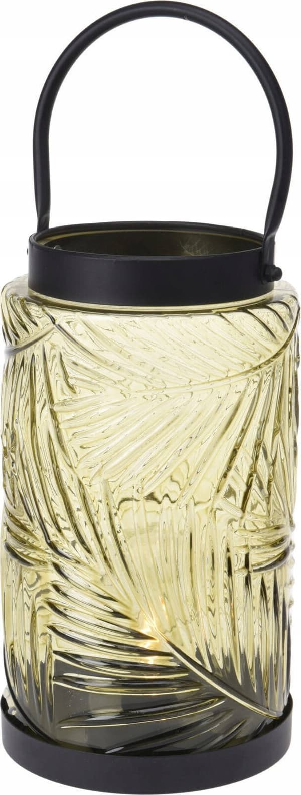 Home Styling Collection LED-lyhty, värillinen lasi, 26 cm