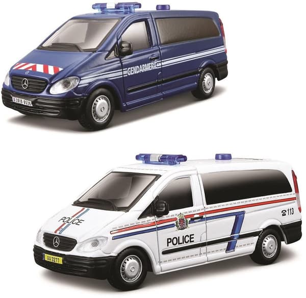 Mercedes Vito Polis, olika typer 1:50 BBURAGO