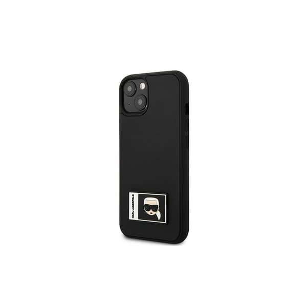 Karl Lagerfeld KLHCP13S3DKPK iPhone 13 mini 5,4\" sort / sort Hardcase Ikonik Patch