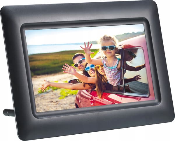 Agfa Photo LED HD 7\" + Klockkalender APF700 svart