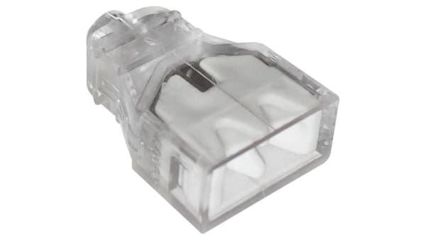 HURTIGSTIK 2*0.5-2,5MM2 TRANSPARENT/HVID 10 STK