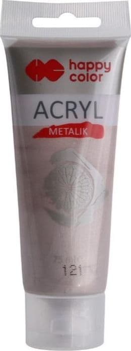 Akryylimaali 75 ml pinkki kulta metalli HAPPY