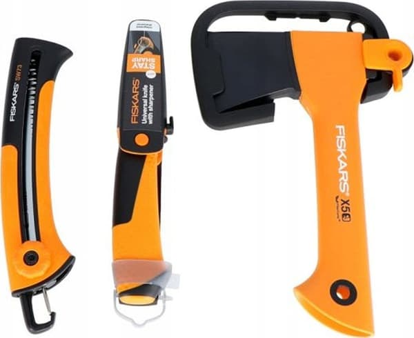 FISKARS ØKSE ØKSE X5 - XXS + KNIV + SAV
