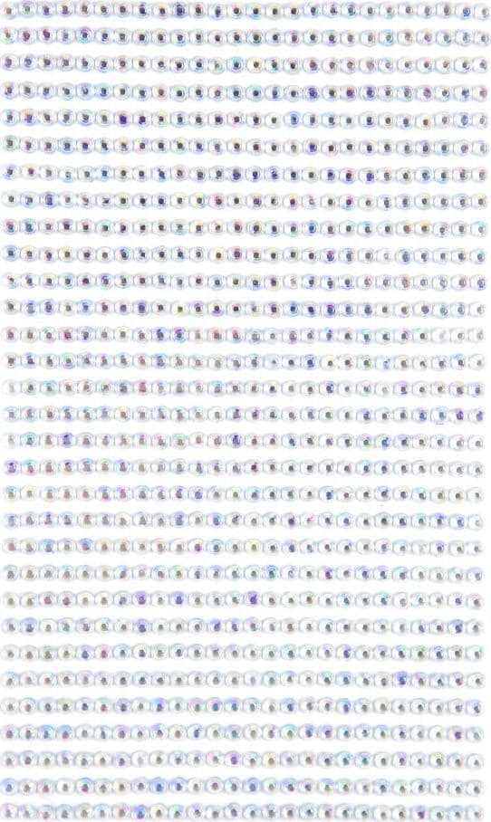 Itseliimautuvat opaalinhohtoiset kristallit 3mm 806kpl