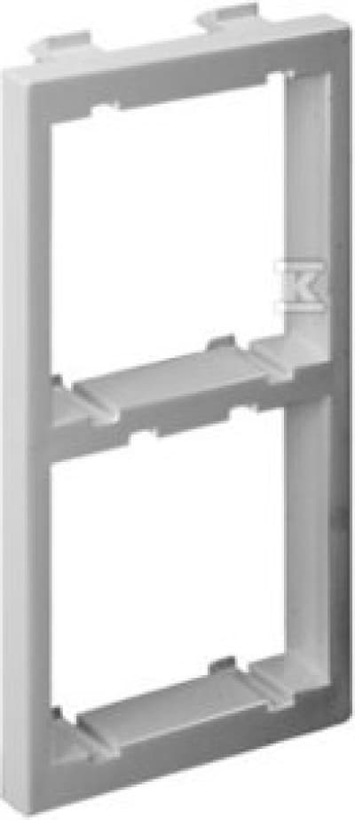 Simon Connect Adapter CIMA till 2 K45-moduler (45x45mm) Vertikal Aluminium S62/8