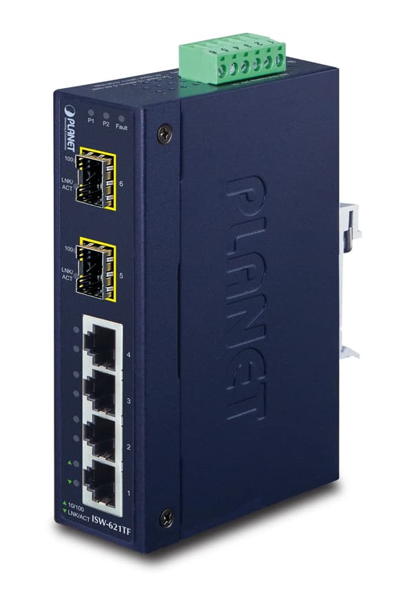 PLANET ISW-621T - switch - 6 porte