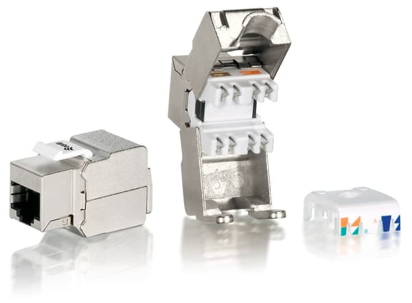 Equip Keystone Jack Skærmet Cat.6 LSA Premium Sæt med 8 Polyposer