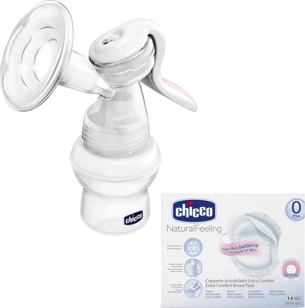 Chicco NaturalFeeling + amningsinlägg 60 st