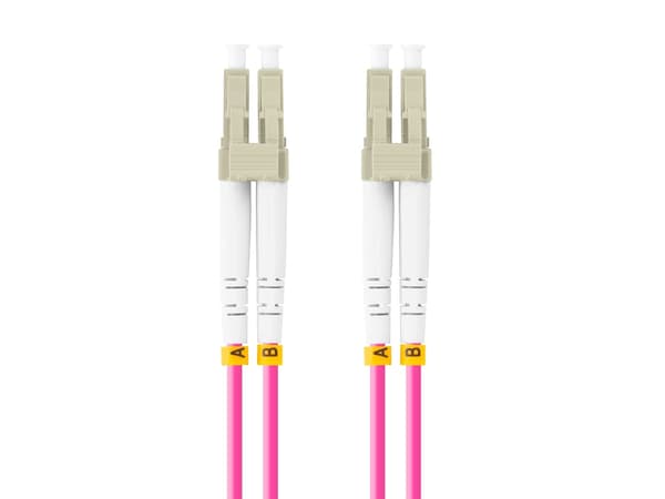 Kabel Lanberg OM4 50/125 Violet 5 m Duplex