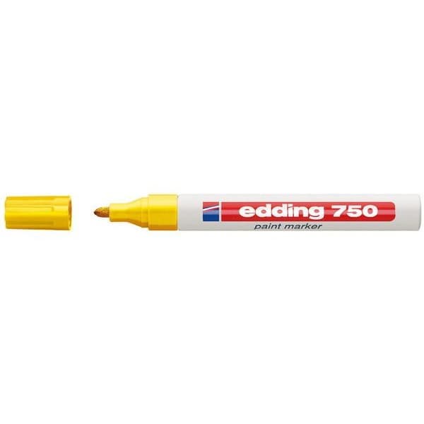edding 750 paint - markør - gul