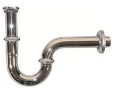 RØRFORMET METALSIPHON UDEN KOP