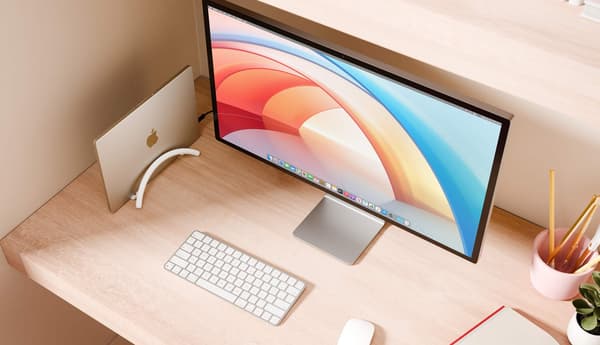 Aluminiumstativ för MacBookTwelve South BookArc Flex vit
