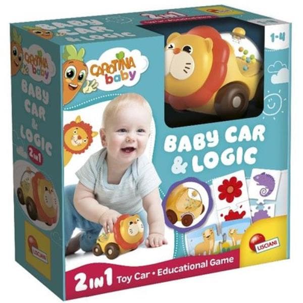 Carotina babylejon leksaksbil och pusselspel 102266 LISCIANI