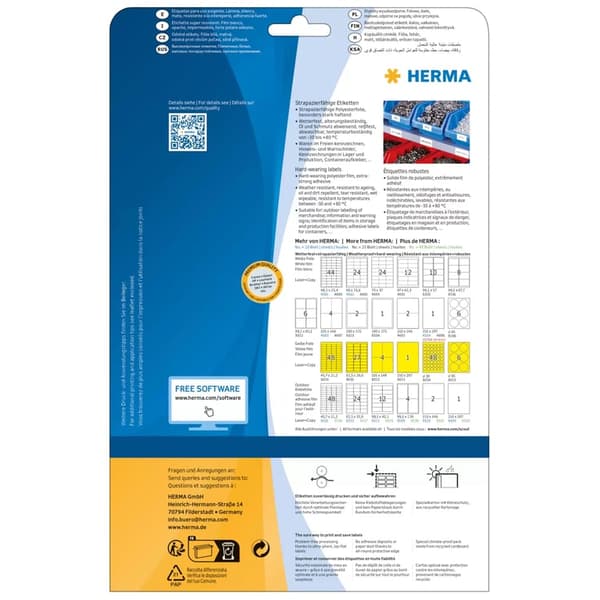 Herma Självhäftande etiketter fi 85 mm (8035)