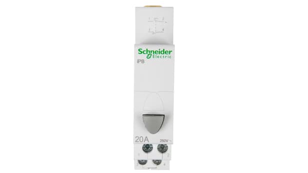 Moduulin painike 20A 1Z 1R harmaa iBP A9E18033