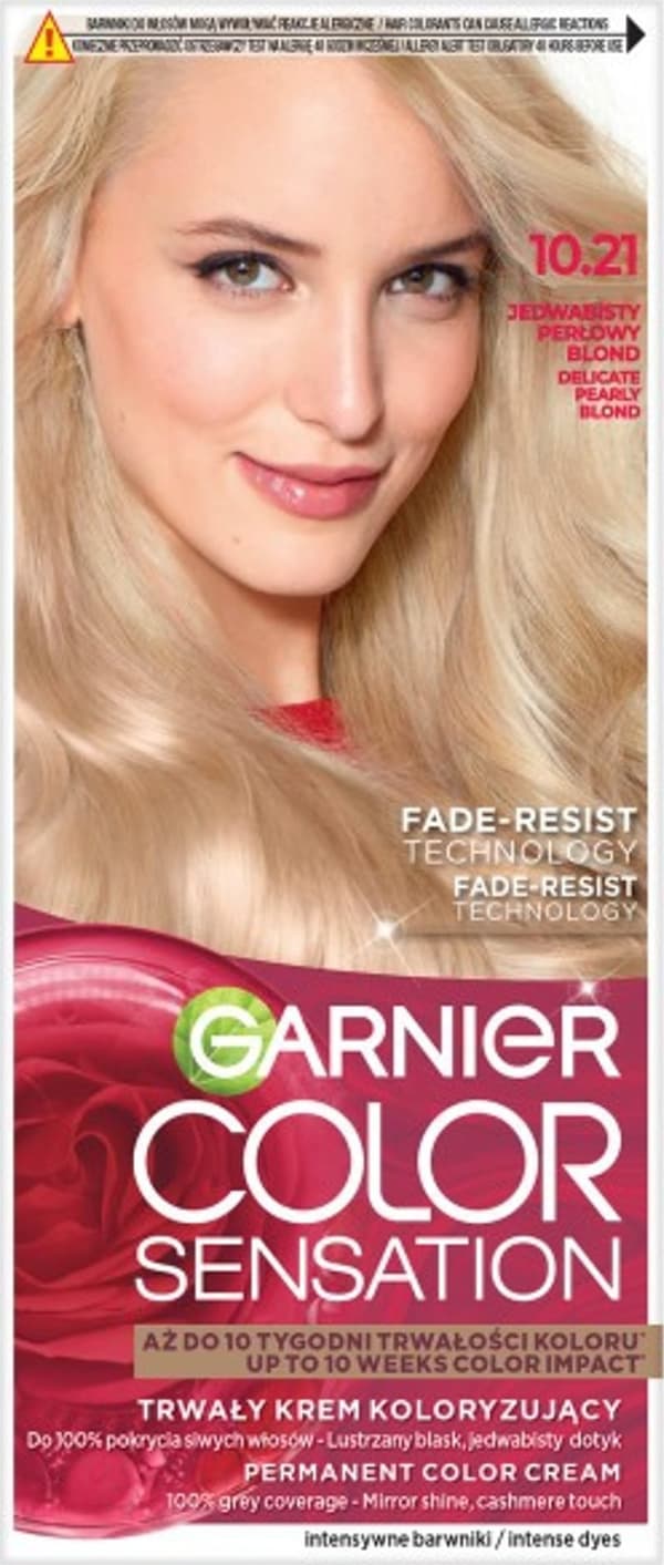 GARNIER Color Sensation Farvecreme Nr. 10.21 - Silkeagtig Perleblond 1stk.