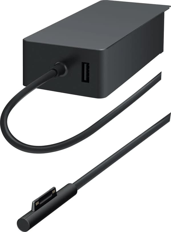 Microsoft 65W virtalähde Surface Pro 3/4/5/6/7/8/9 EU-virtajohdolla