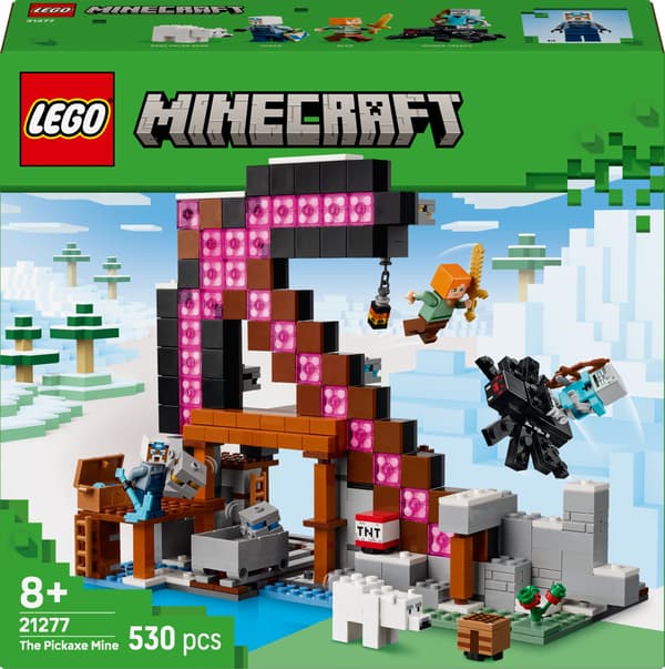 Byggsats LEGO® Minecraft Gruvan med hackan 21277
