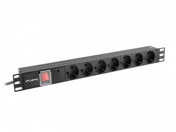 Piirilevy Lanberg PDU-07F-0200-BK (2 m)