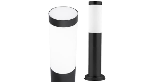 Utomhus trädgårdslampa E27 SVART CHUNK 45cm Lilium Lumiled