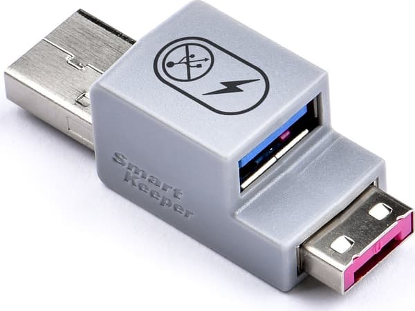 SmartKeeper Basic “USB-A Port” Smart Data Blocker pink