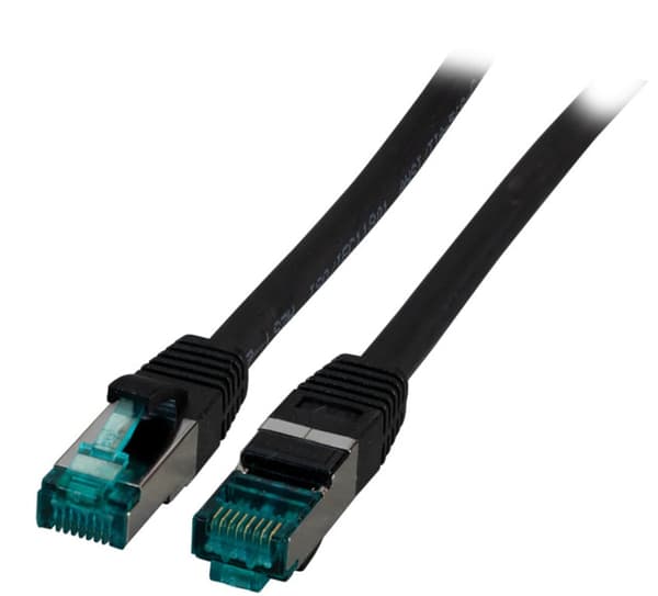 EFB EFB RJ45 Patchkabel S/FTP, Cat.6A, LSZH, 5m, sort