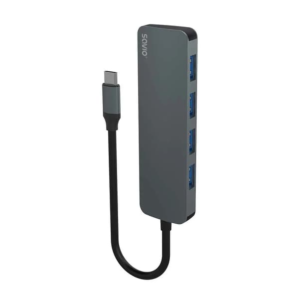 USB HUB Savio 4x USB-A 3.1 Gen1 (SAVIO AK-54)
