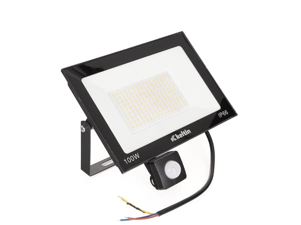 100W LED-projektør med bevægelsessensor - Neutral hvid 4500K (10)